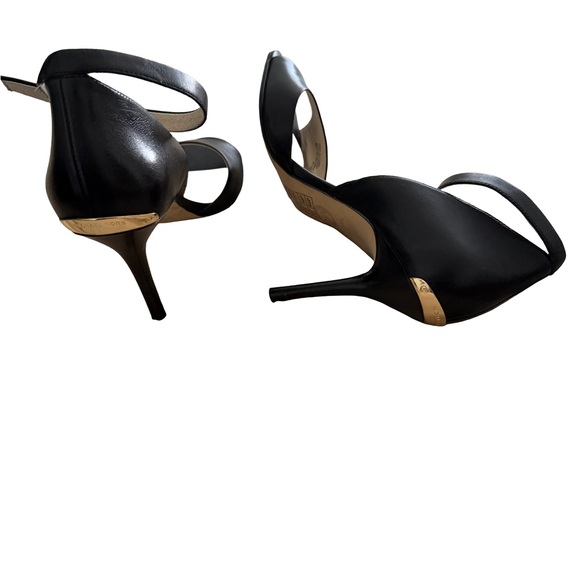 Michael Kors Shoes - Michael Kors Black Open-Toe Ankle-Strap Stiletto Sandals